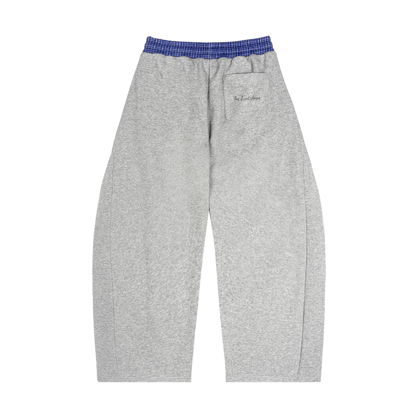 Cross - Plaid Waistband Barrel Sweatpants