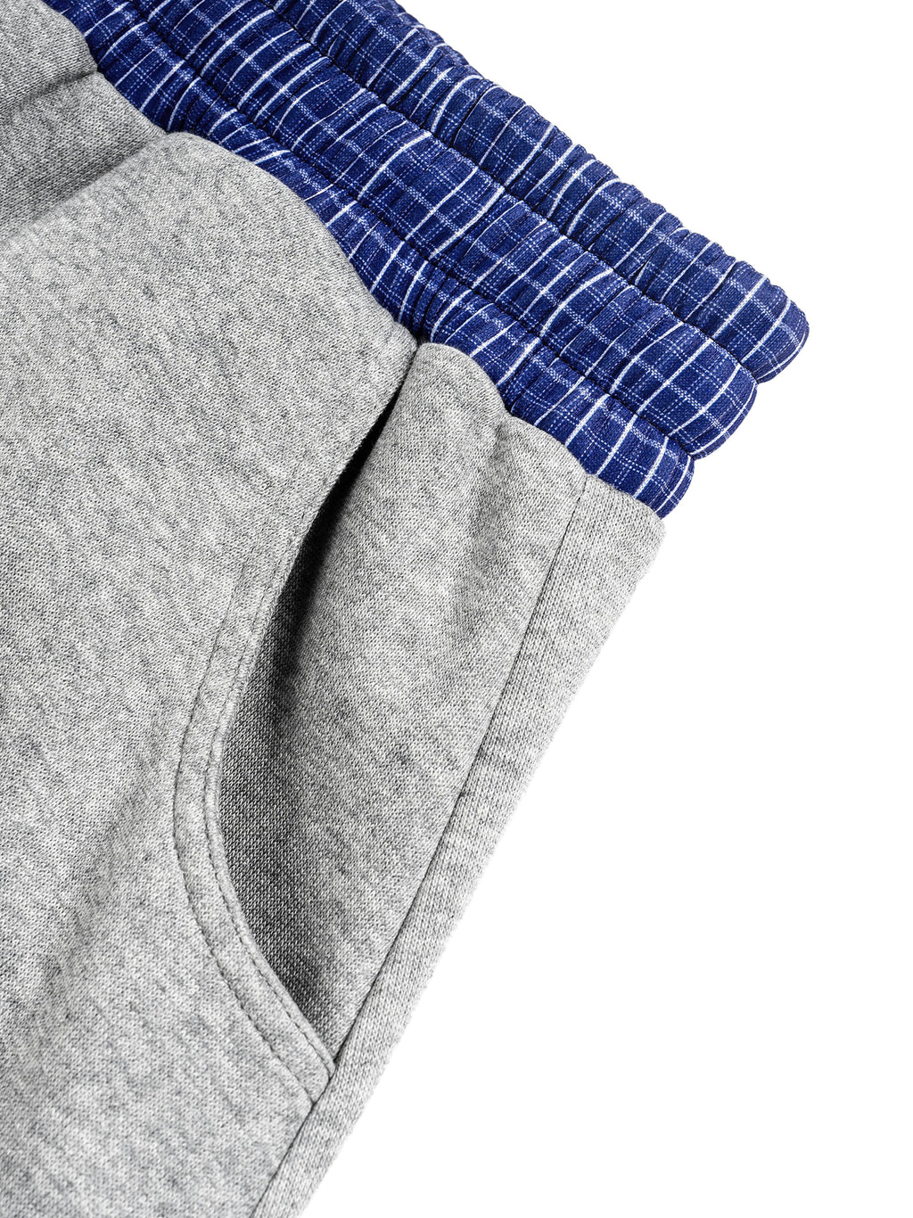 Cross - Plaid Waistband Barrel Sweatpants
